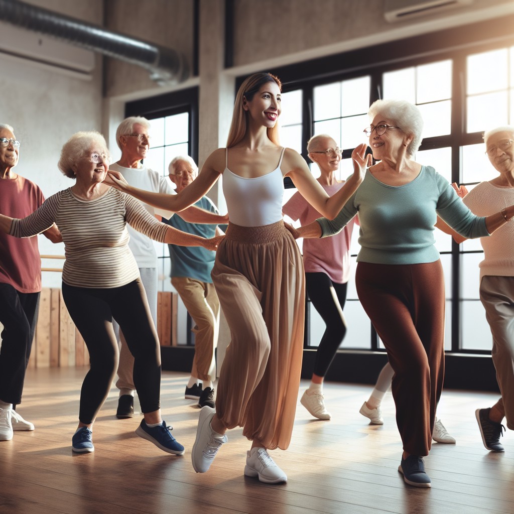 Curso de dança terapia para a terceira idade