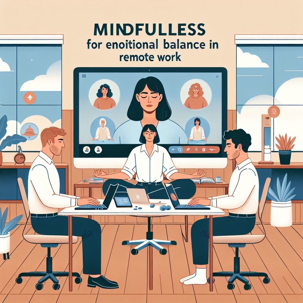 Mindfulness para Equilíbrio Emocional no Trabalho Remoto