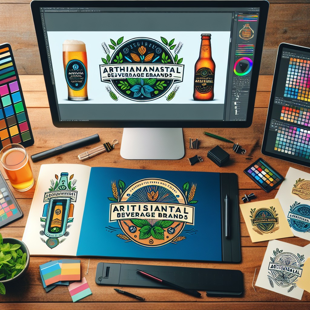 Curso de Design de Logotipos para Marcas de Bebidas Artesanais