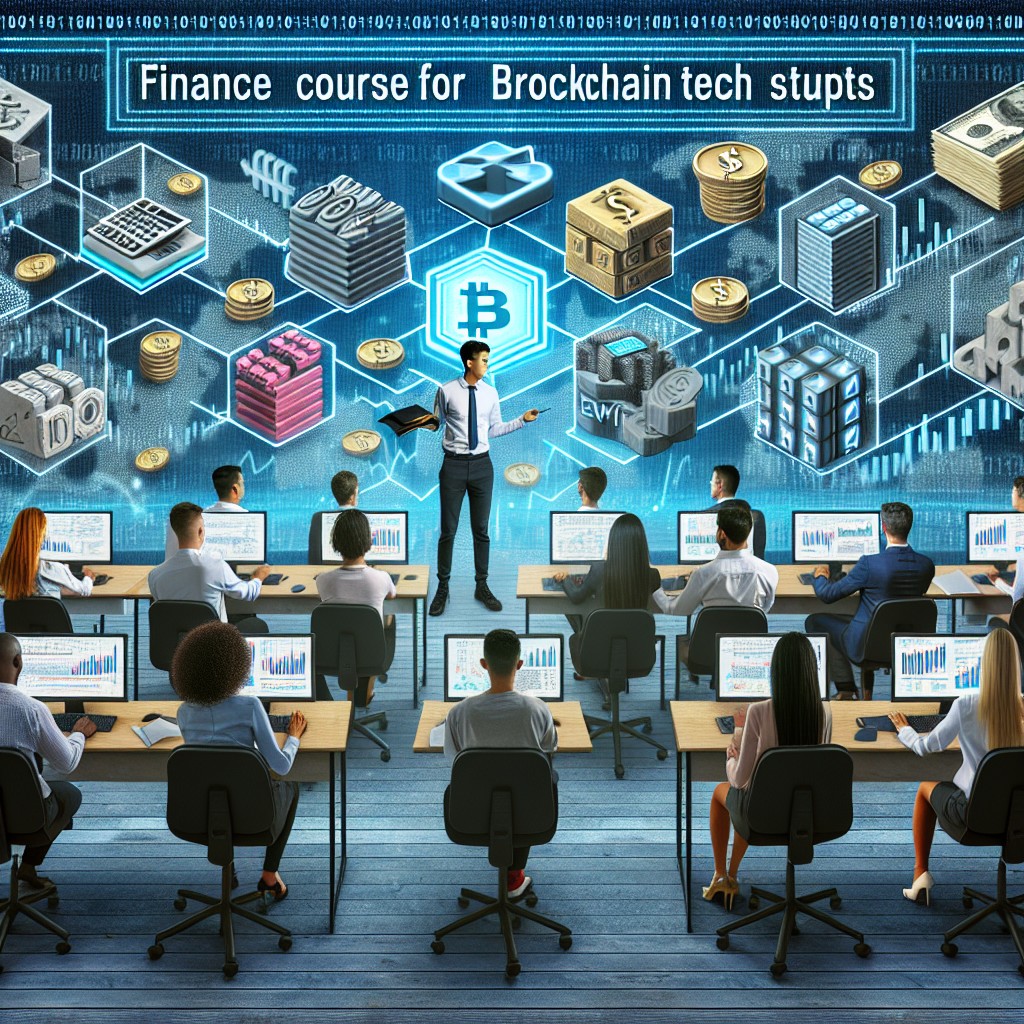 Curso de Finanças para Startups de Tecnologia Blockchain