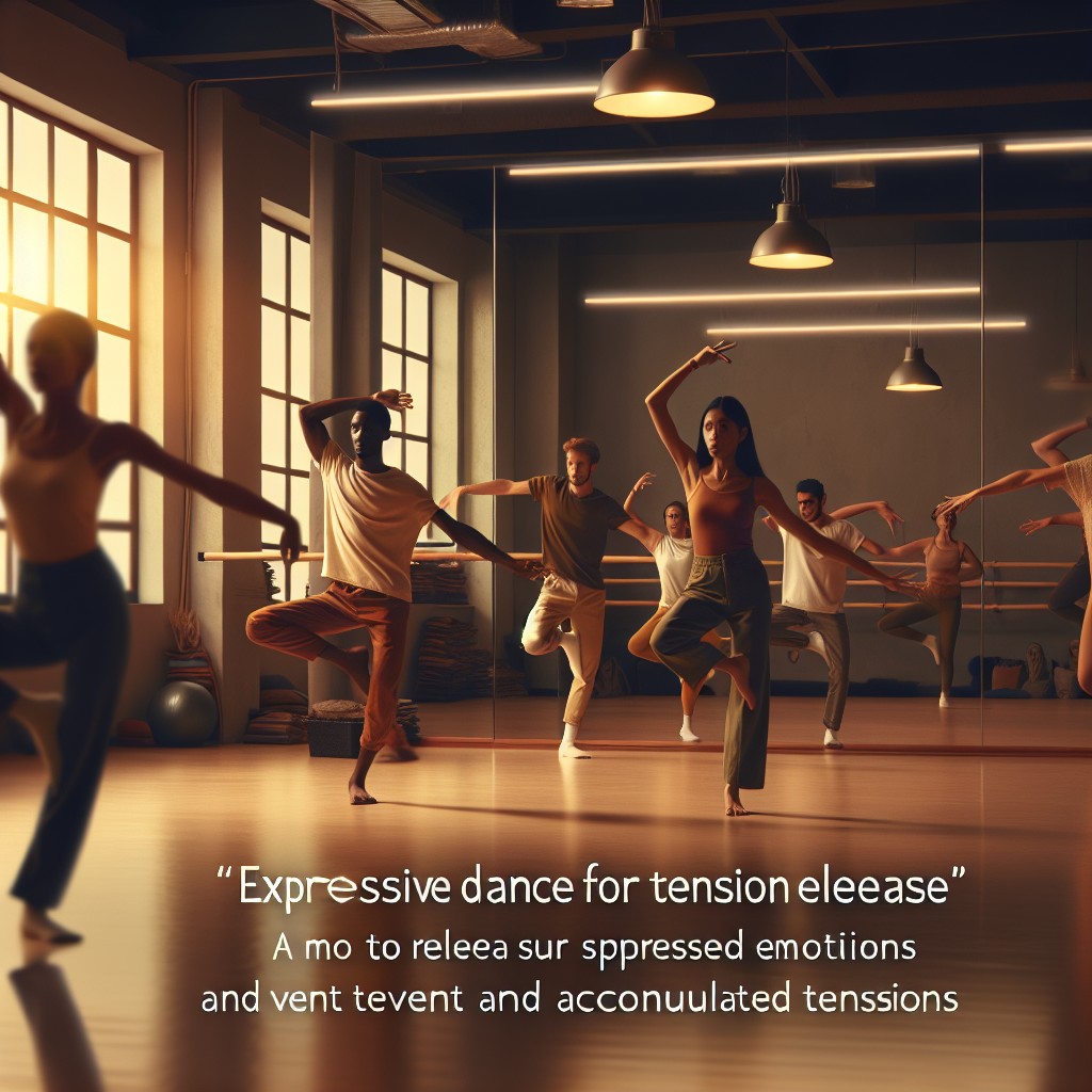 Curso de Dança Expressiva para Liberação de Tensões  Explore a dança como uma forma de expressar emoções reprimidas e liberar tensões acumuladas