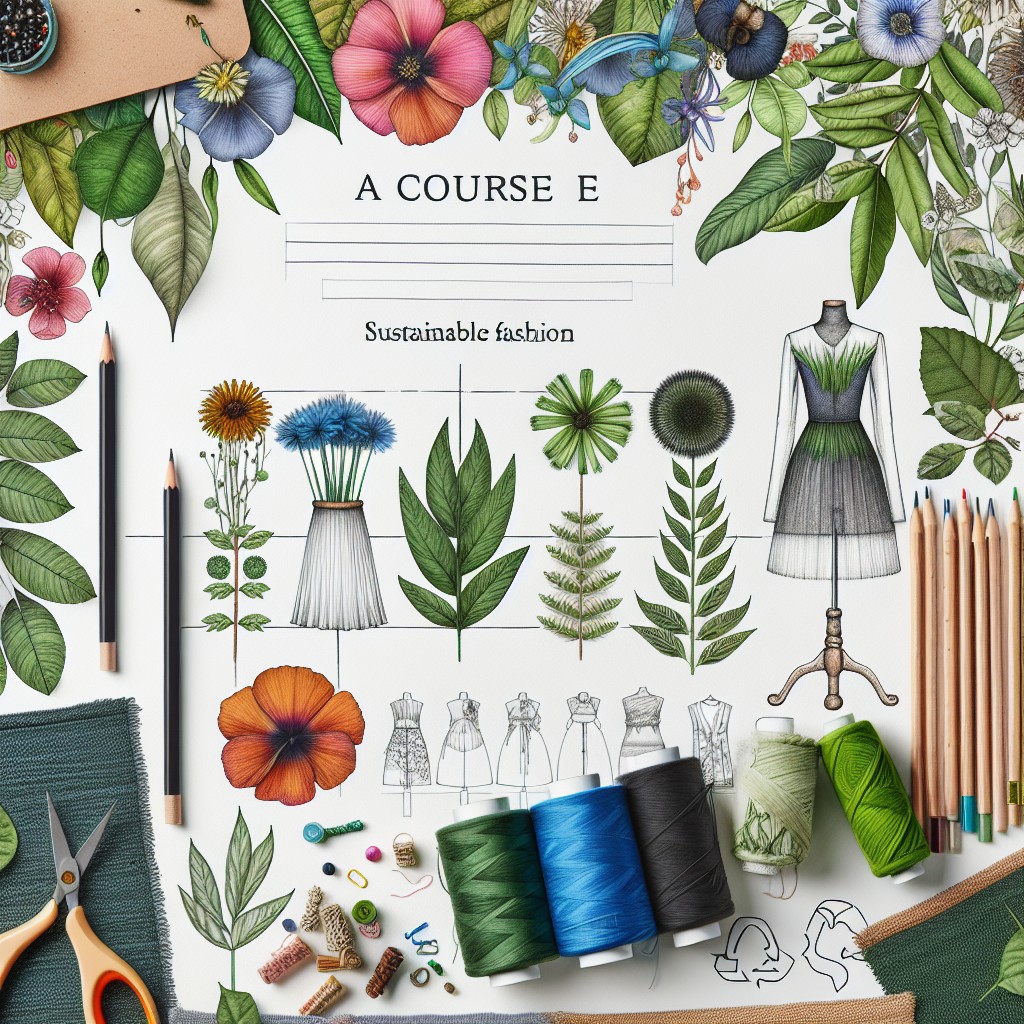 Curso de Design de Estampas Inspiradas na Natureza para Moda Sustentável