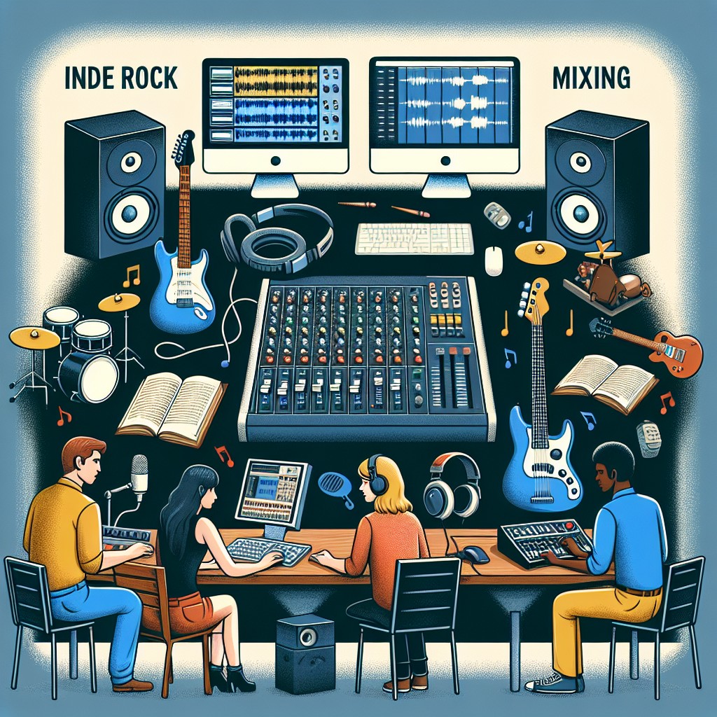 Técnicas de Mixagem para Bandas de Indie Rock