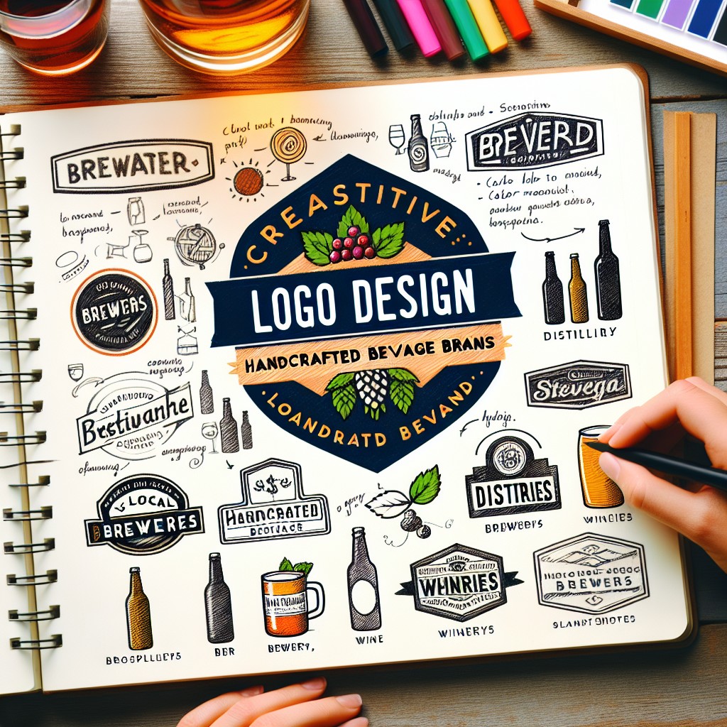 Curso de Design de Logotipos Criativos para Marcas de Bebidas Artesanais